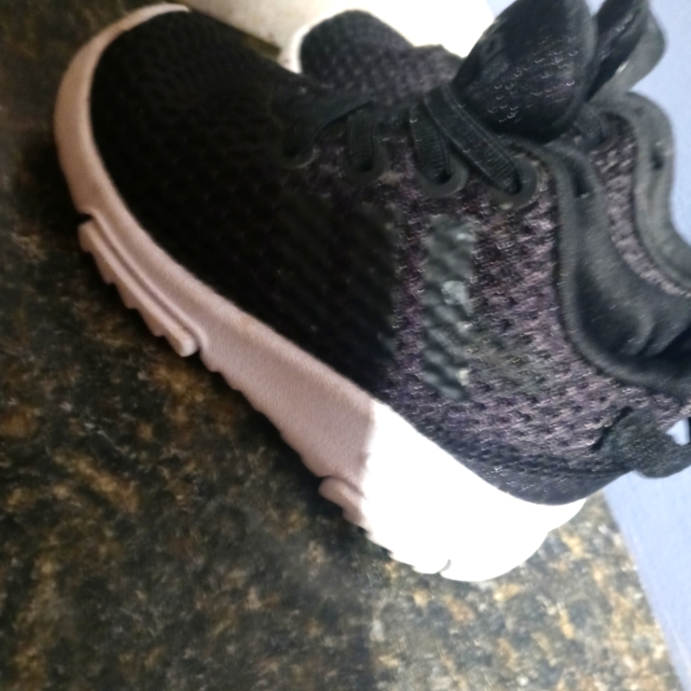 Adidas baby boy black shoe new
